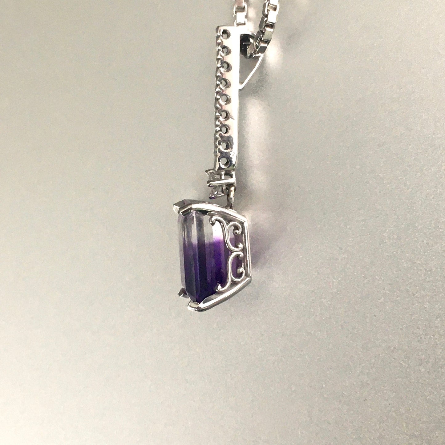 4.38 Bi-Color Amethyst Pendant