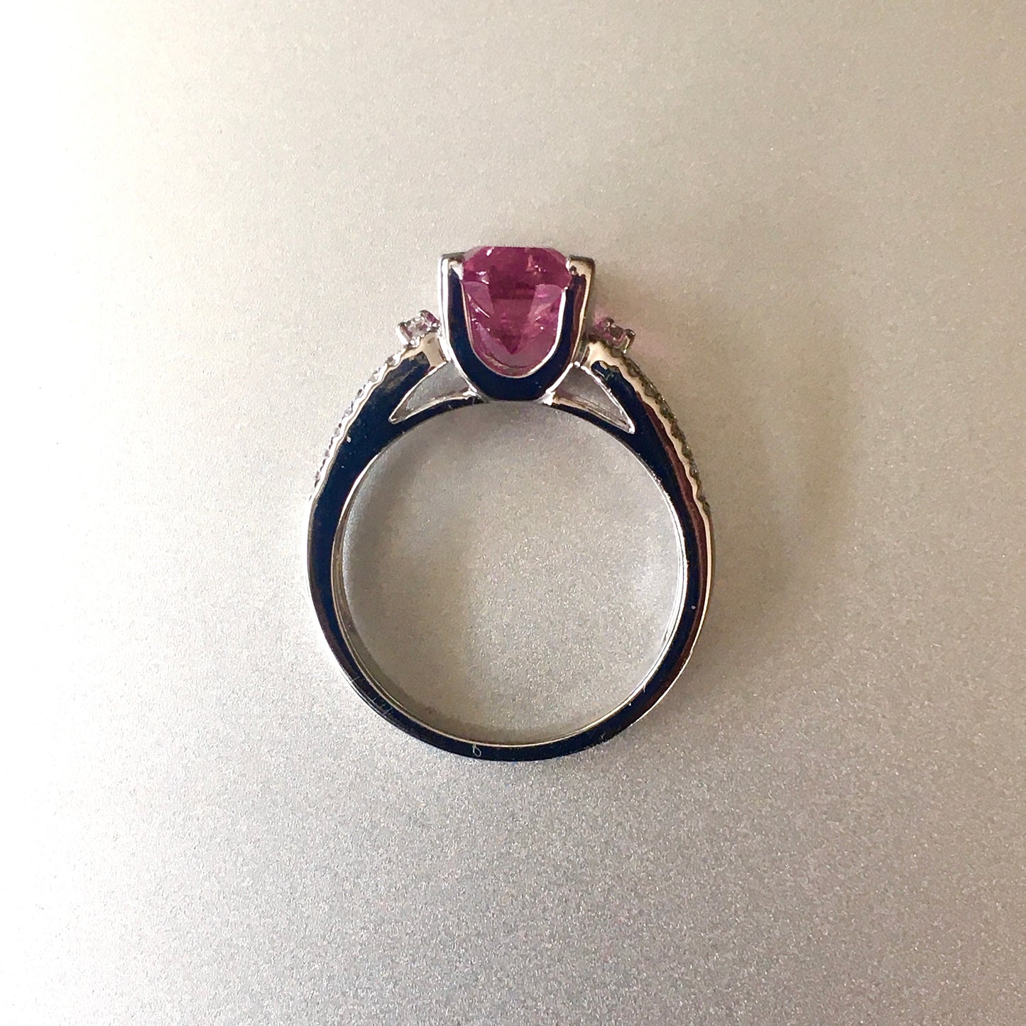 2.97 Pink Tourmaline Ring