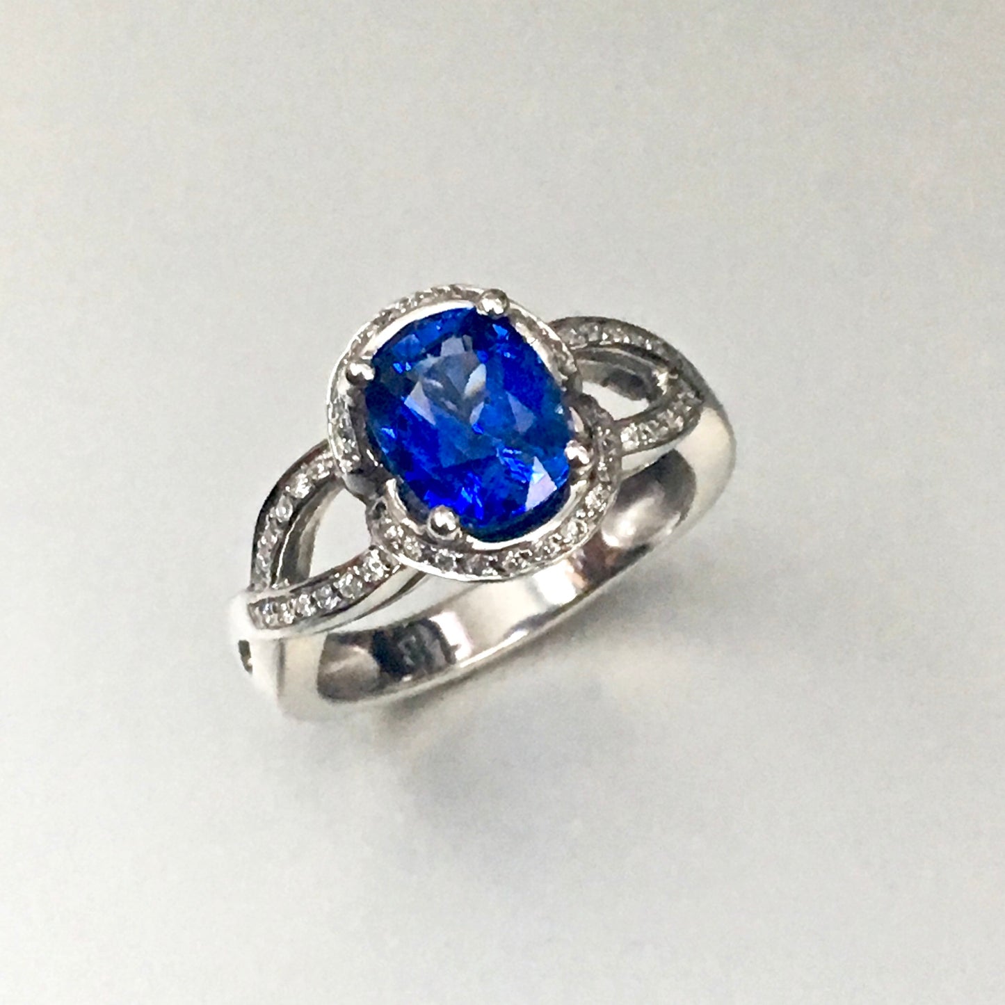 2.25 Blue Sapphire Ring