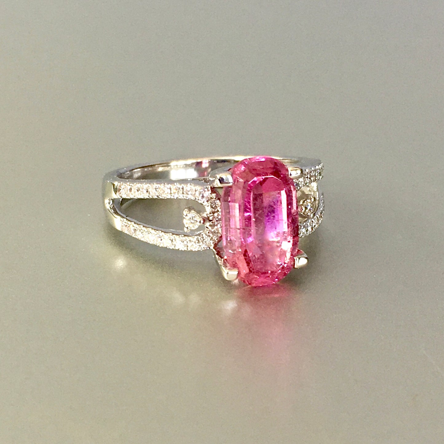 2.97 Pink Tourmaline Ring