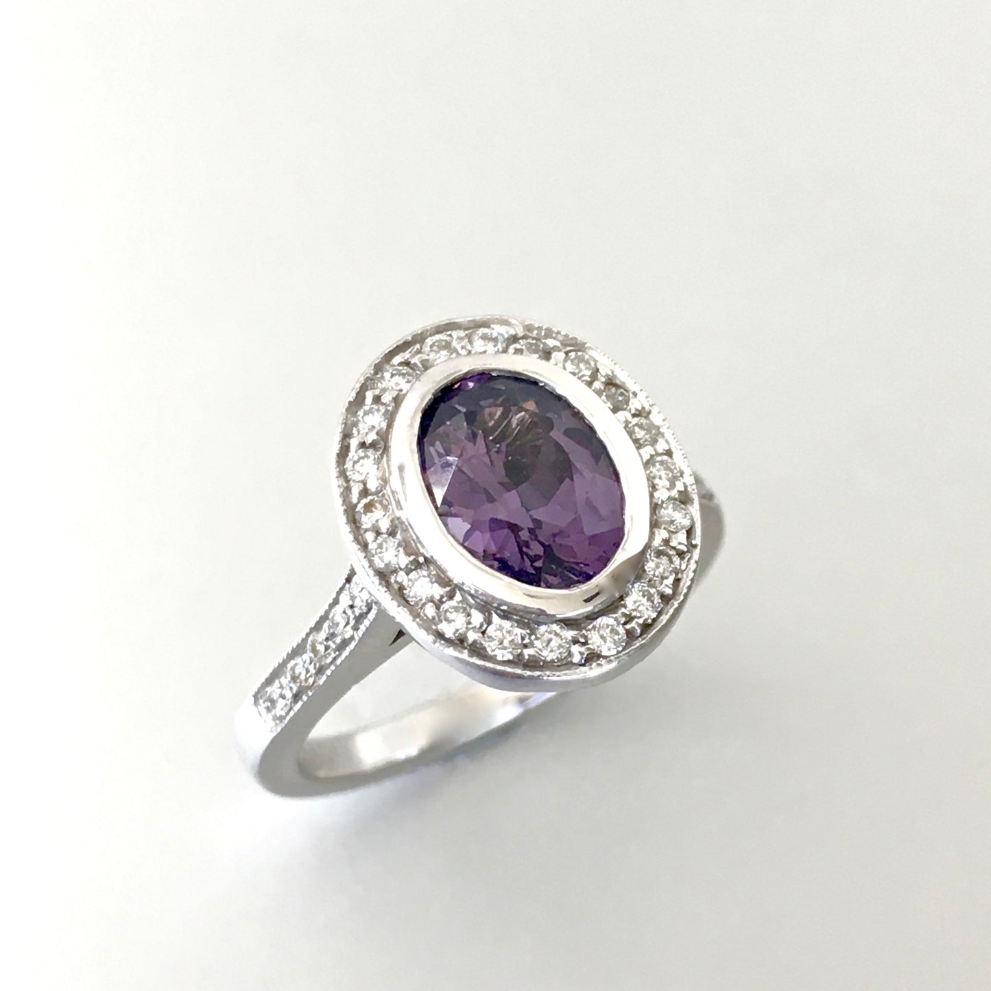 1.32 Purple Spinel Ring