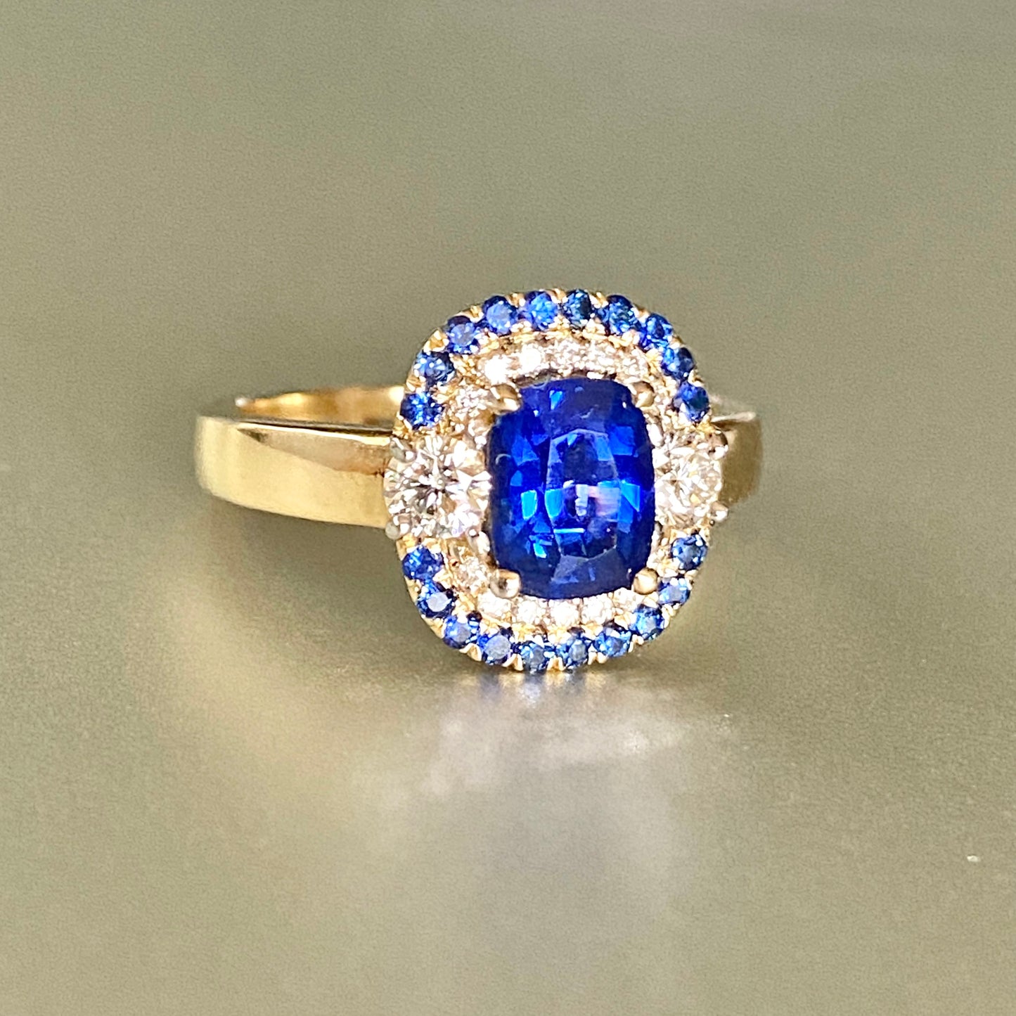 2.25 Blue Sapphire Ring