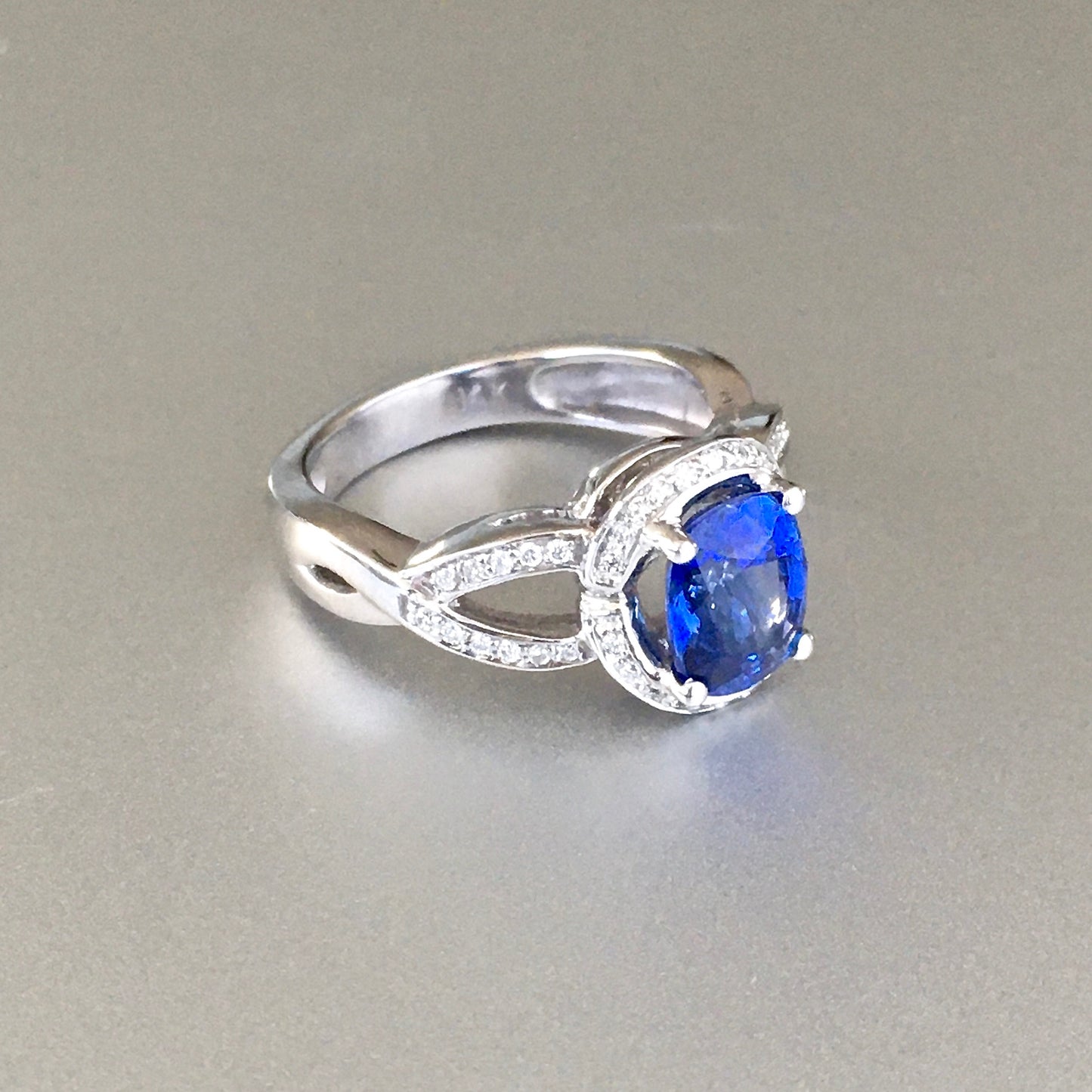 2.25 Blue Sapphire Ring