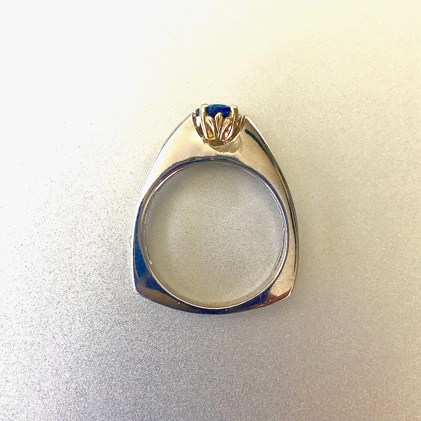 1.05 Blue Sapphire Ring
