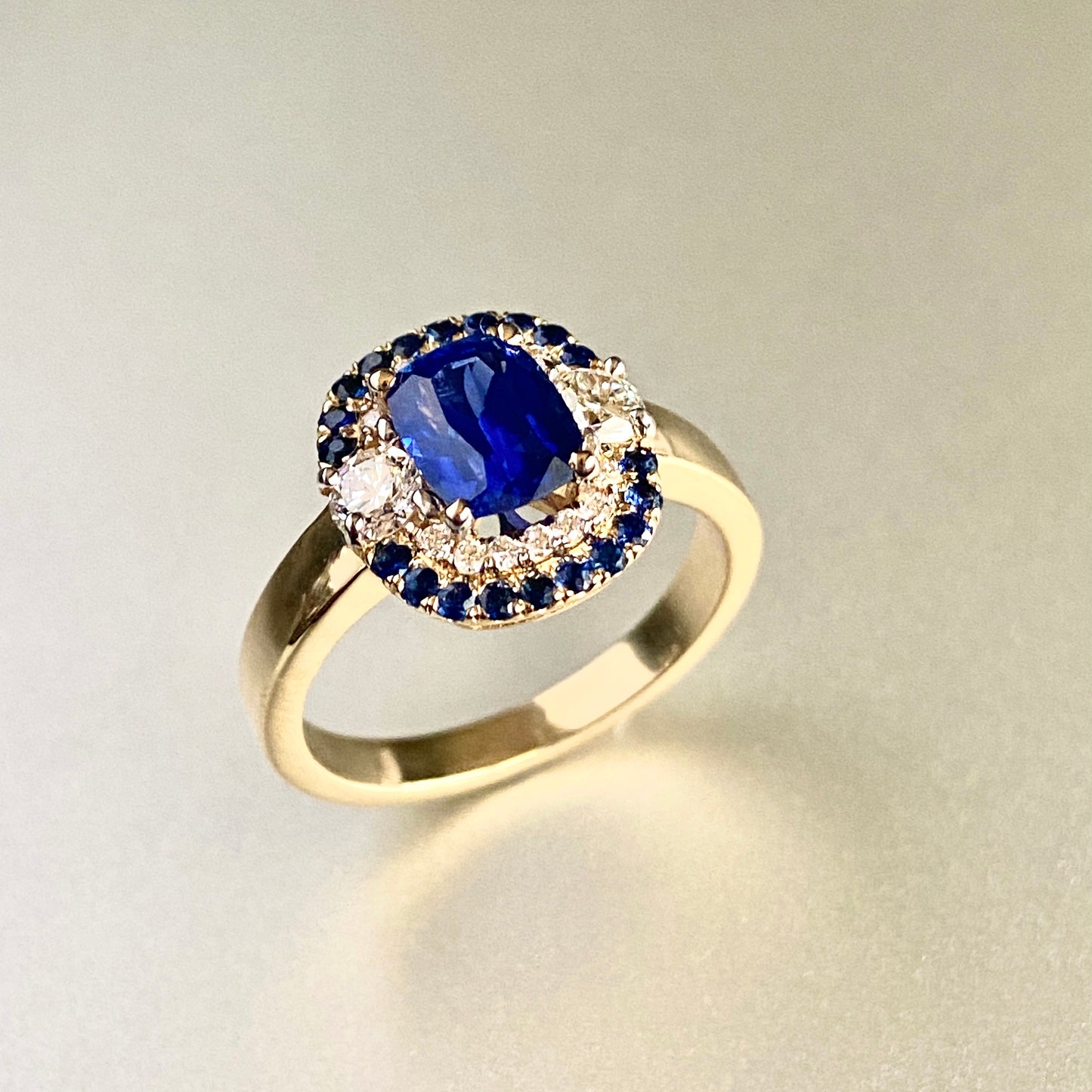 2.25 Blue Sapphire Ring